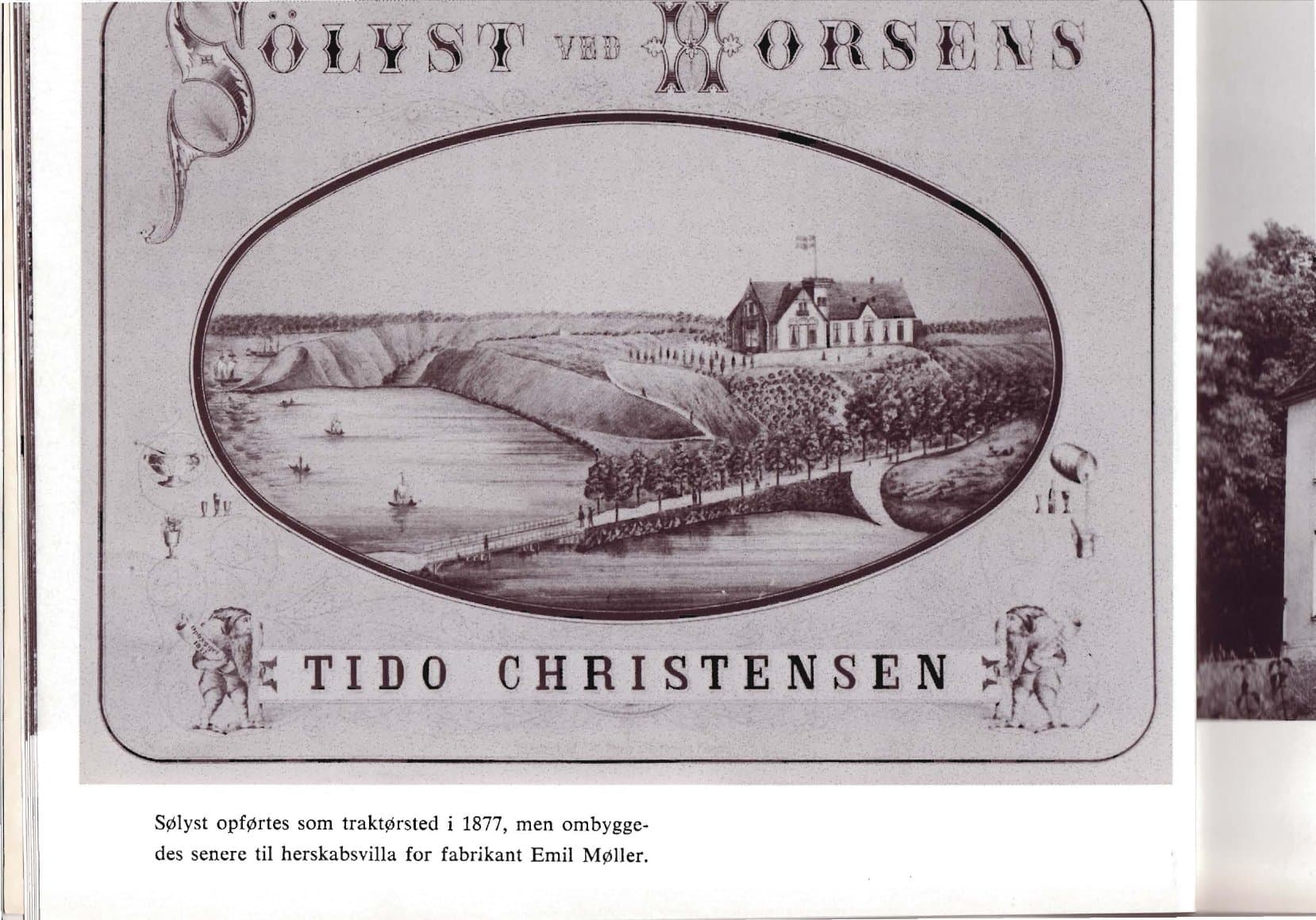 Sølyst ved Horsens, litografi af Tido Christensen, 1877